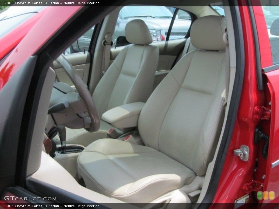 Neutral Beige Interior Front Seat for the 2005 Chevrolet Cobalt LT Sedan #67580665