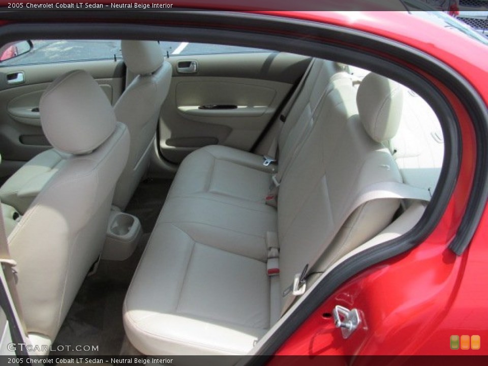 Neutral Beige Interior Rear Seat for the 2005 Chevrolet Cobalt LT Sedan #67580734
