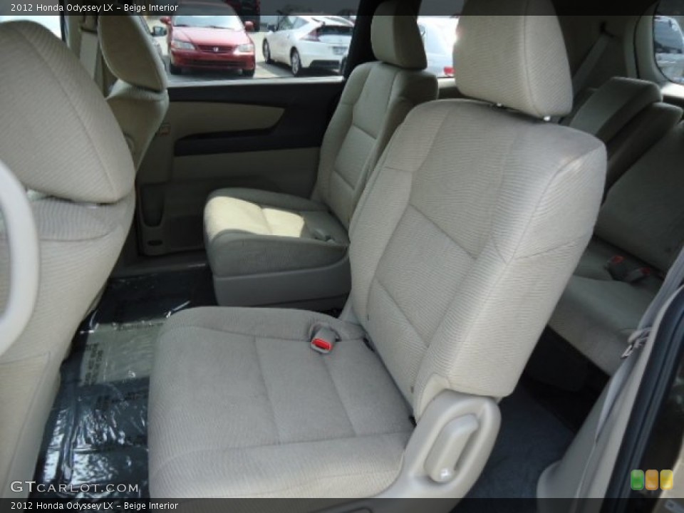 Beige Interior Rear Seat for the 2012 Honda Odyssey LX #67582333