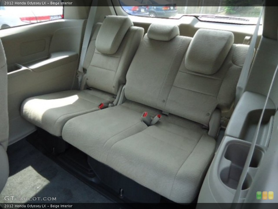 Beige Interior Rear Seat for the 2012 Honda Odyssey LX #67582342