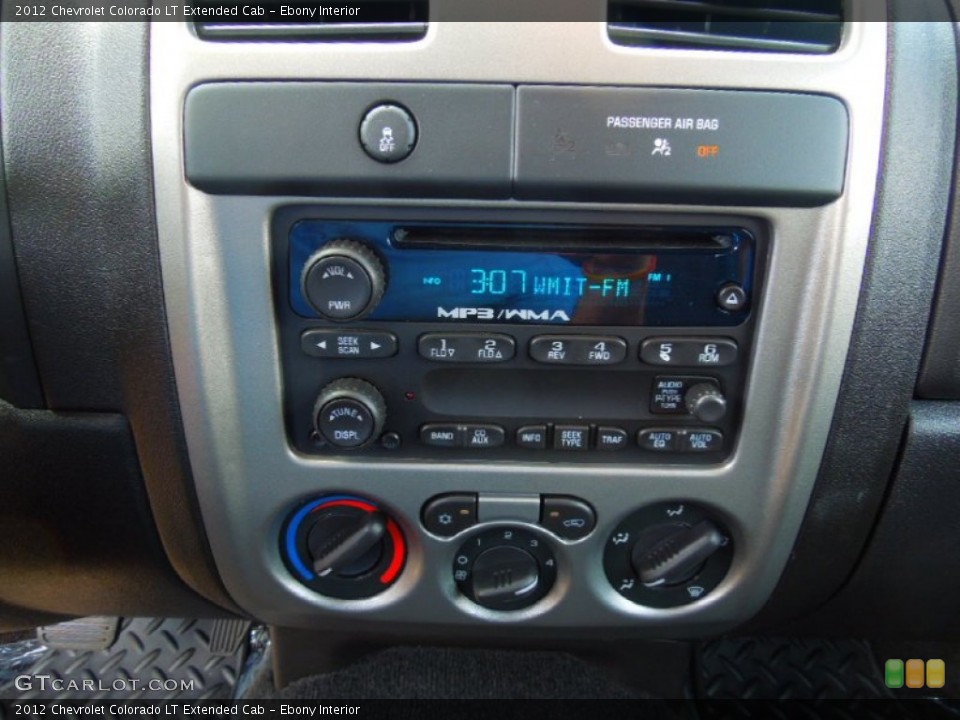 Ebony Interior Controls for the 2012 Chevrolet Colorado LT Extended Cab #67585984