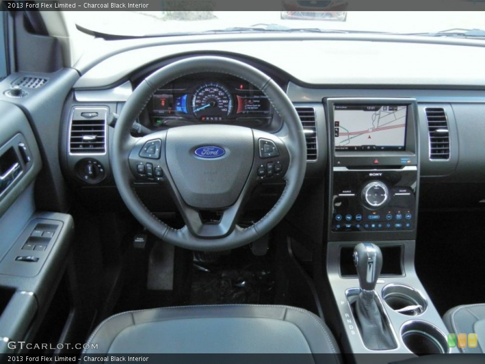 Charcoal Black Interior Dashboard for the 2013 Ford Flex Limited #67588132
