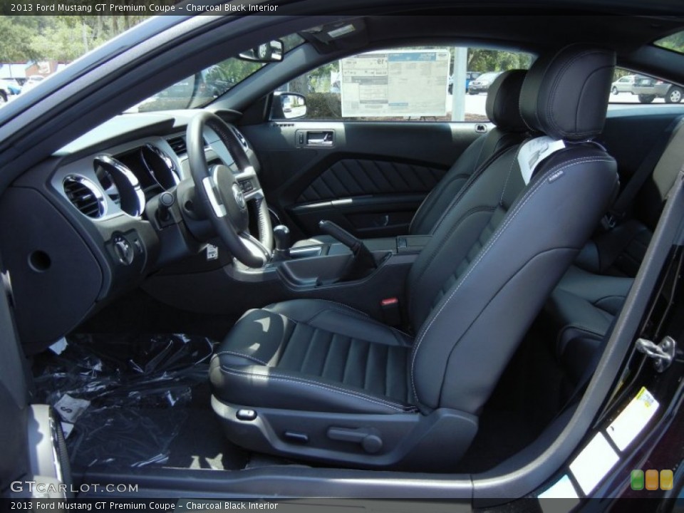 Charcoal Black Interior Photo for the 2013 Ford Mustang GT Premium Coupe #67588225