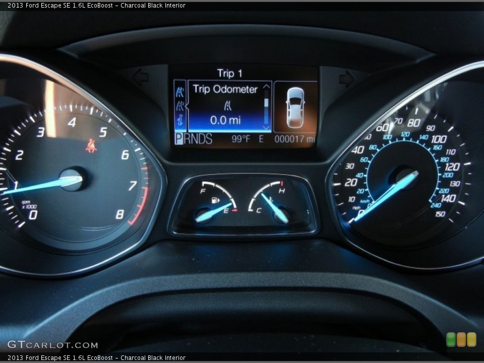 Charcoal Black Interior Gauges for the 2013 Ford Escape SE 1.6L EcoBoost #67588324