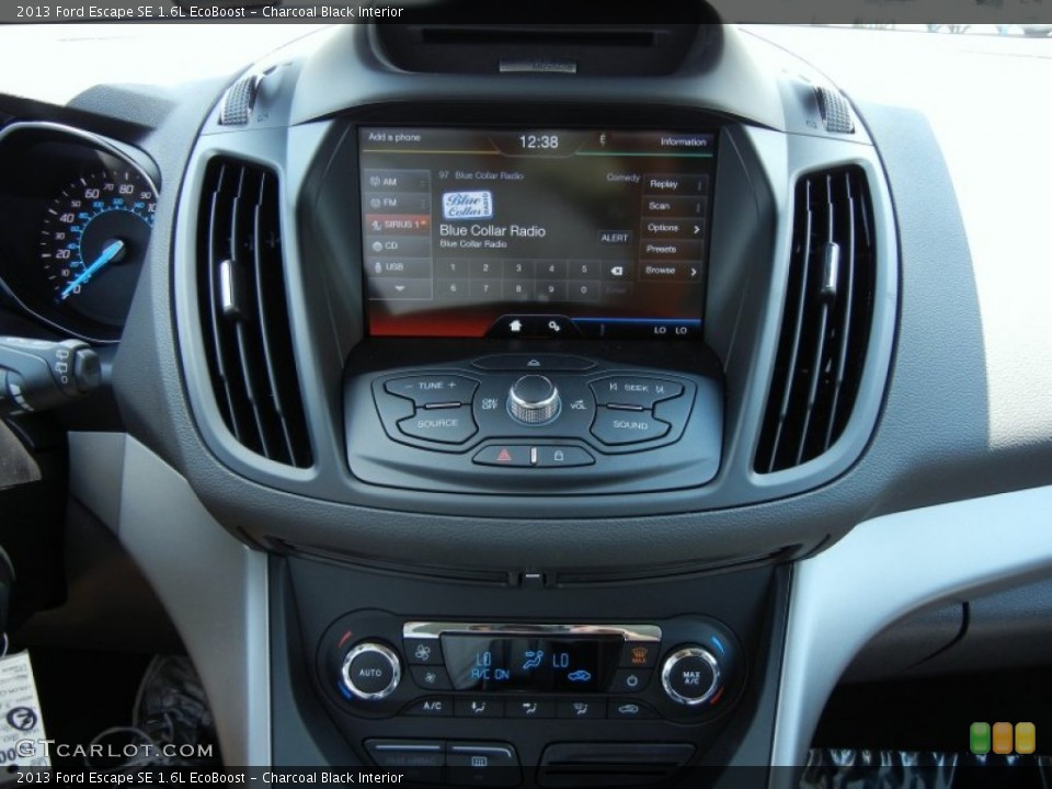 Charcoal Black Interior Controls for the 2013 Ford Escape SE 1.6L EcoBoost #67588330