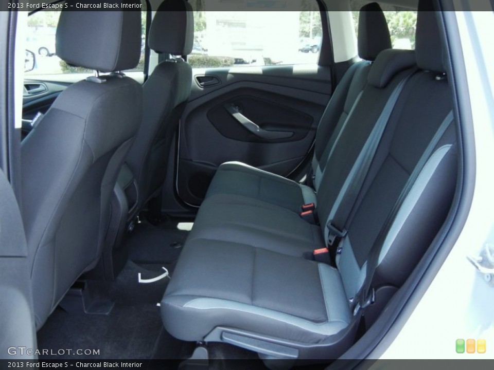 Charcoal Black Interior Rear Seat for the 2013 Ford Escape S #67588384