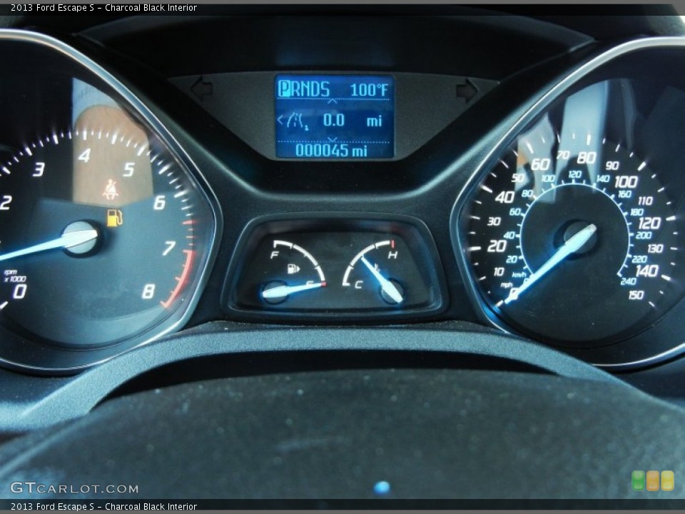 Charcoal Black Interior Gauges for the 2013 Ford Escape S #67588396