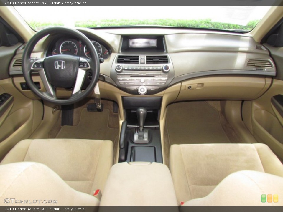 Ivory Interior Dashboard for the 2010 Honda Accord LX-P Sedan #67590184
