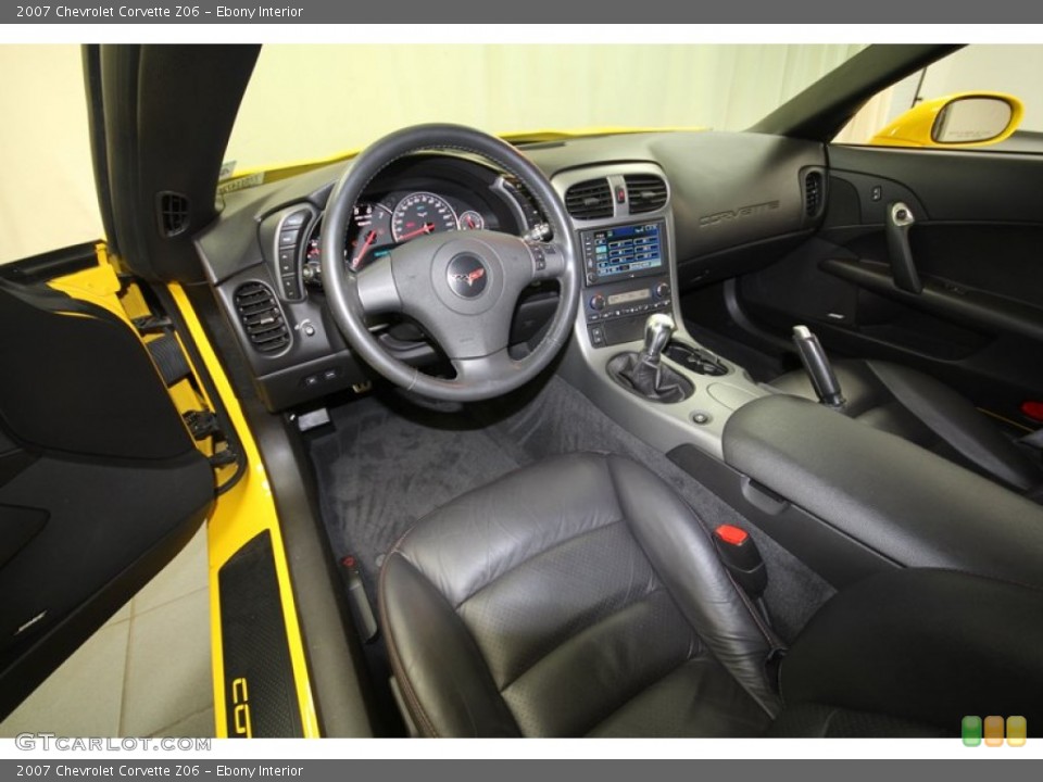 Ebony Interior Dashboard for the 2007 Chevrolet Corvette Z06 #67595409