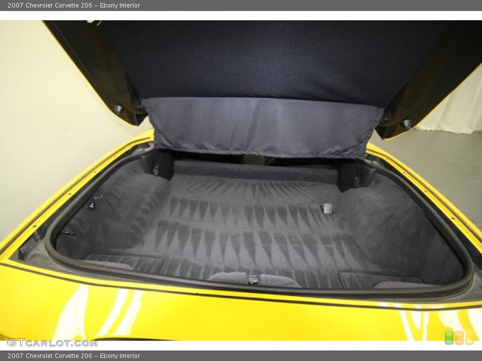 Ebony Interior Trunk for the 2007 Chevrolet Corvette Z06 #67595625