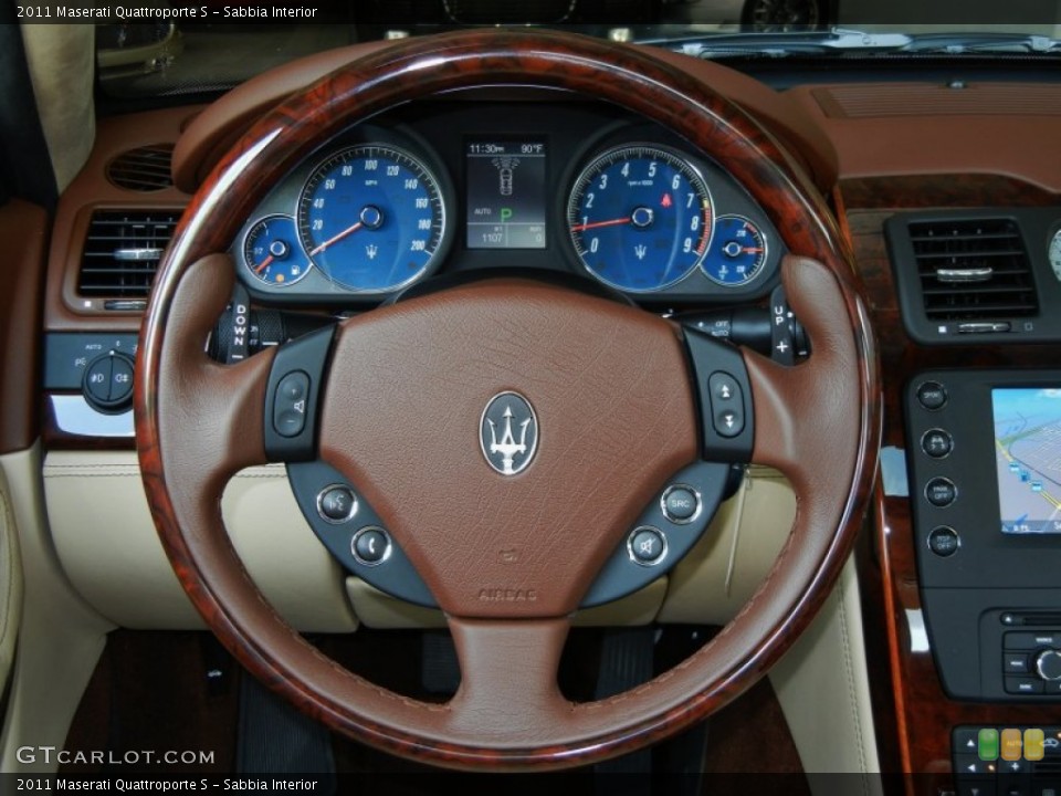 Sabbia Interior Steering Wheel for the 2011 Maserati Quattroporte S #67599036