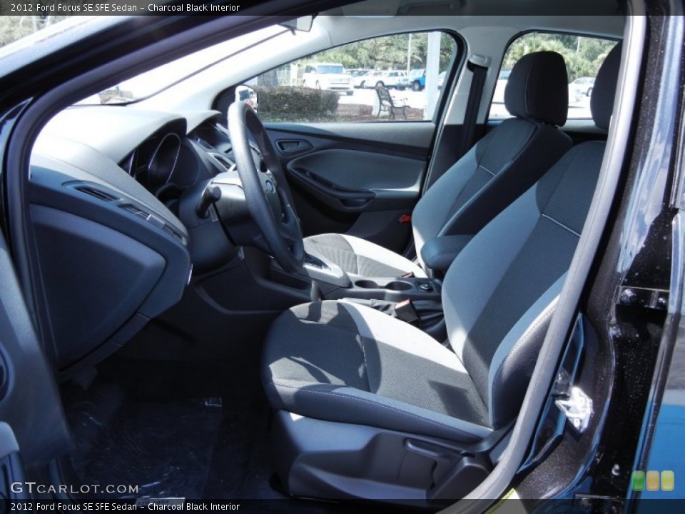 Charcoal Black Interior Photo for the 2012 Ford Focus SE SFE Sedan #67599204