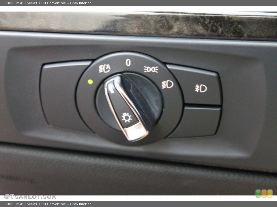 Grey Interior Controls for the 2009 BMW 3 Series 335i Convertible #67602307