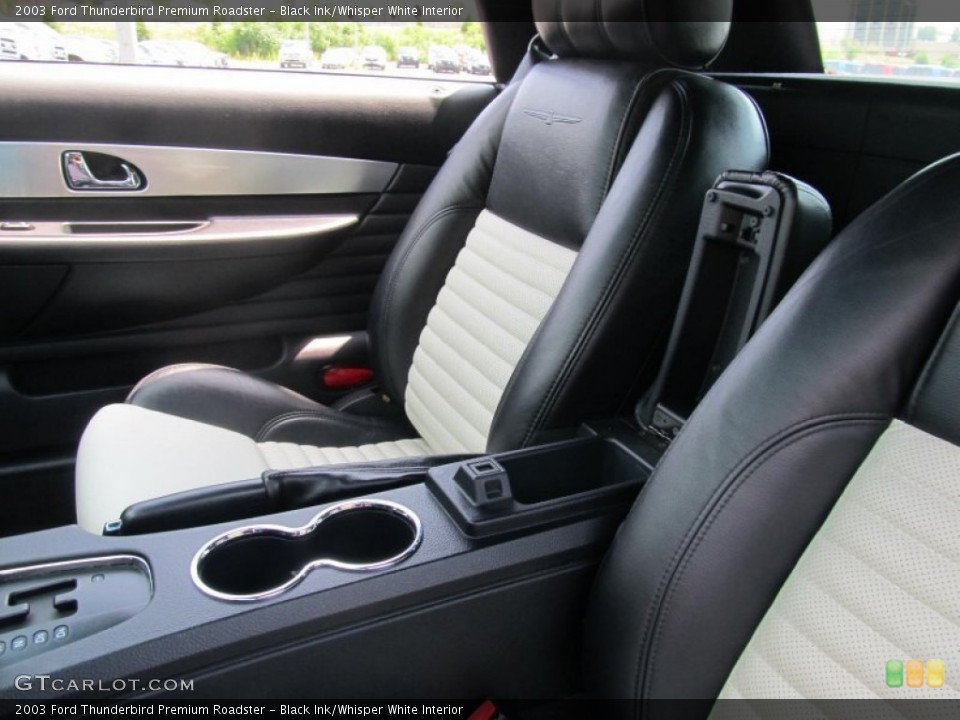 Black Ink/Whisper White Interior Photo for the 2003 Ford Thunderbird Premium Roadster #67603992