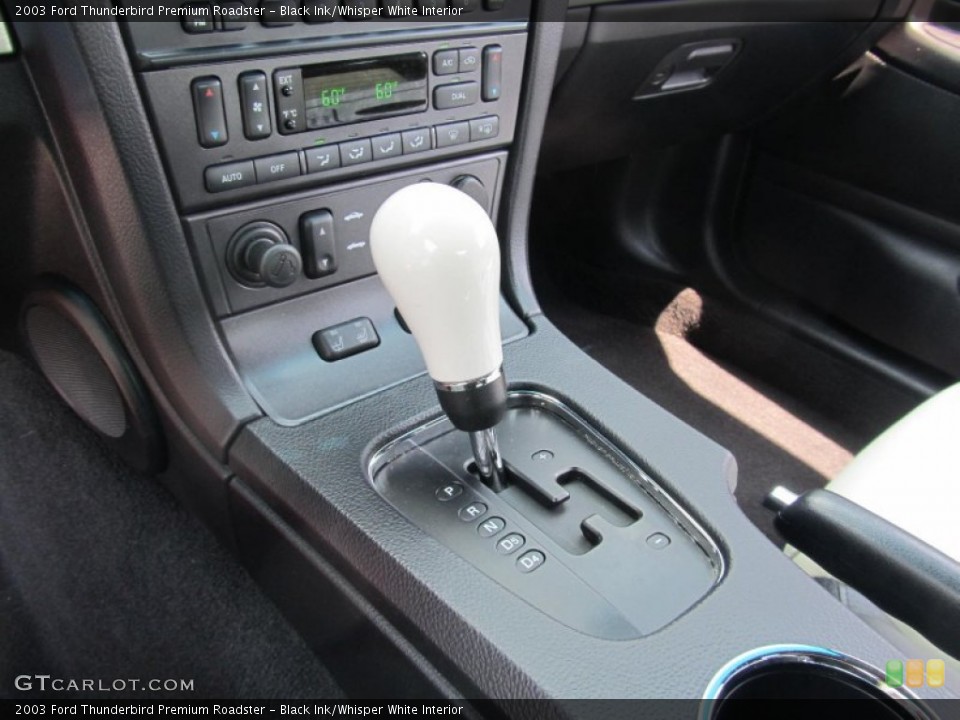 Black Ink/Whisper White Interior Transmission for the 2003 Ford Thunderbird Premium Roadster #67604013
