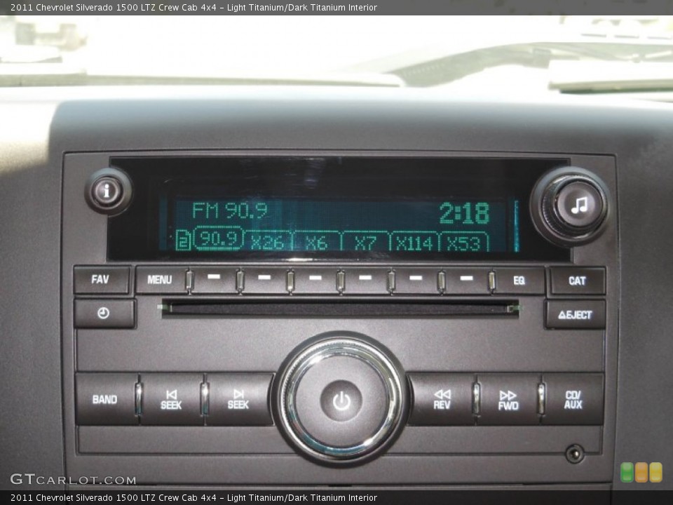 Light Titanium/Dark Titanium Interior Audio System for the 2011 Chevrolet Silverado 1500 LTZ Crew Cab 4x4 #67604841