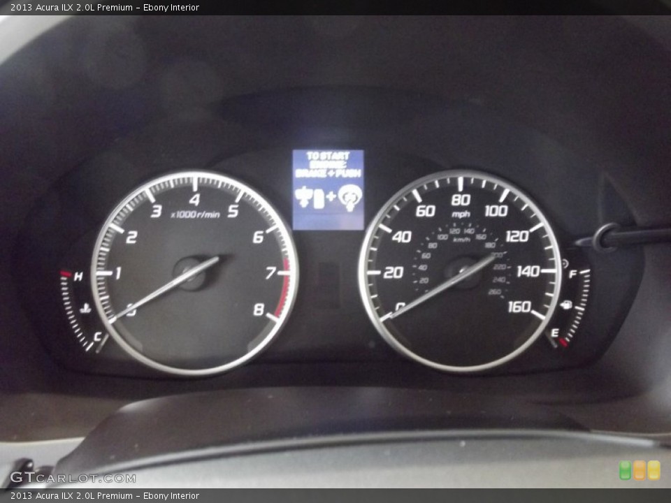 Ebony Interior Gauges for the 2013 Acura ILX 2.0L Premium #67604991