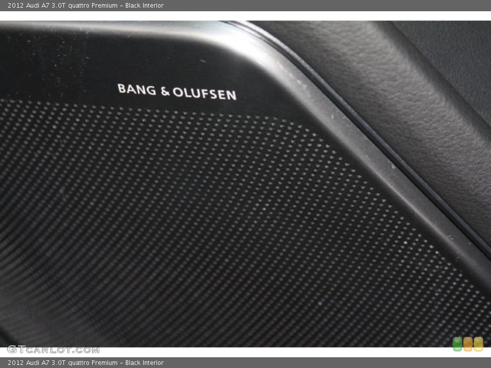 Black Interior Audio System for the 2012 Audi A7 3.0T quattro Premium #67605708