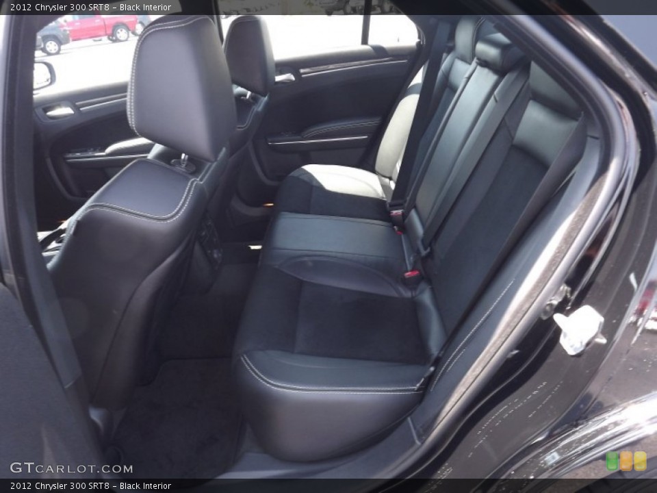 Black Interior Rear Seat for the 2012 Chrysler 300 SRT8 #67605924