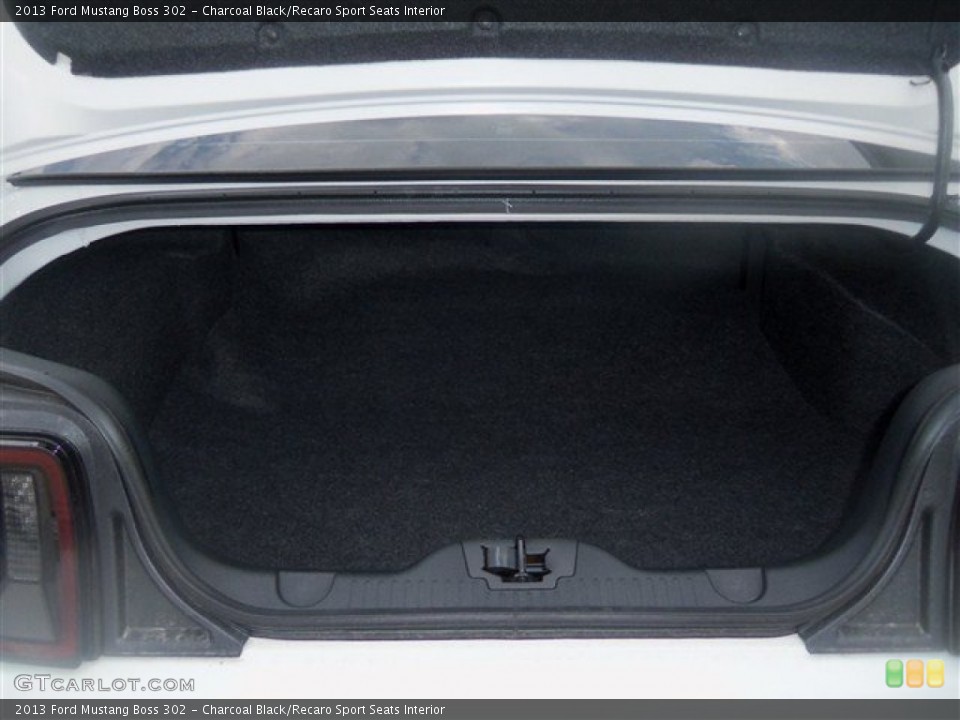 Charcoal Black/Recaro Sport Seats Interior Trunk for the 2013 Ford Mustang Boss 302 #67608633
