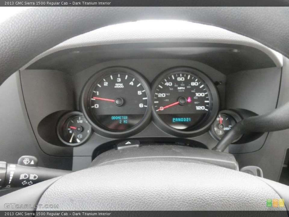 Dark Titanium Interior Gauges for the 2013 GMC Sierra 1500 Regular Cab #67612347