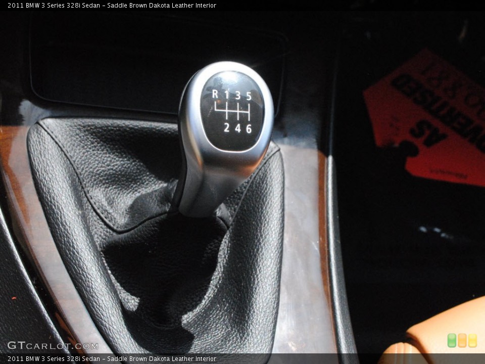 Saddle Brown Dakota Leather Interior Transmission for the 2011 BMW 3 Series 328i Sedan #67613589