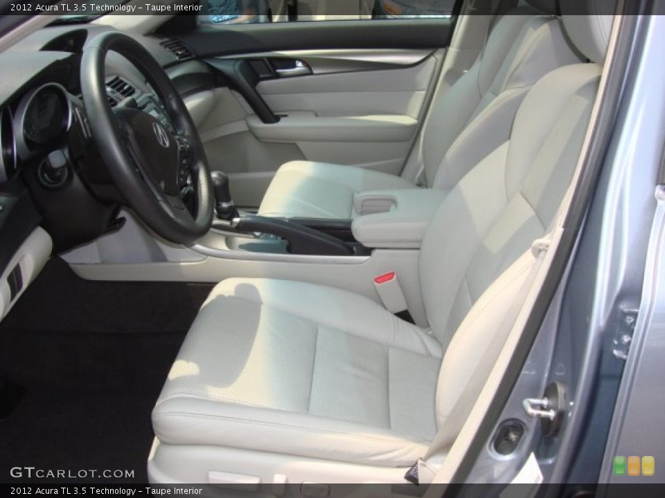 Taupe Interior Front Seat for the 2012 Acura TL 3.5 Technology #67614243