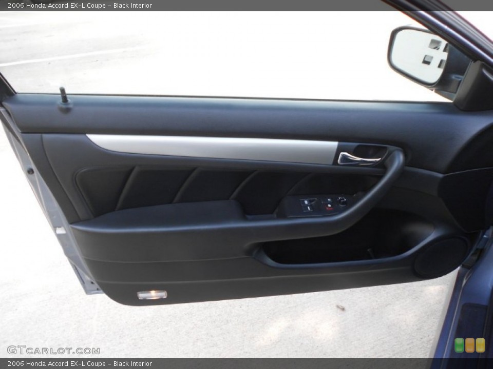 Black Interior Door Panel for the 2006 Honda Accord EX-L Coupe #67614546