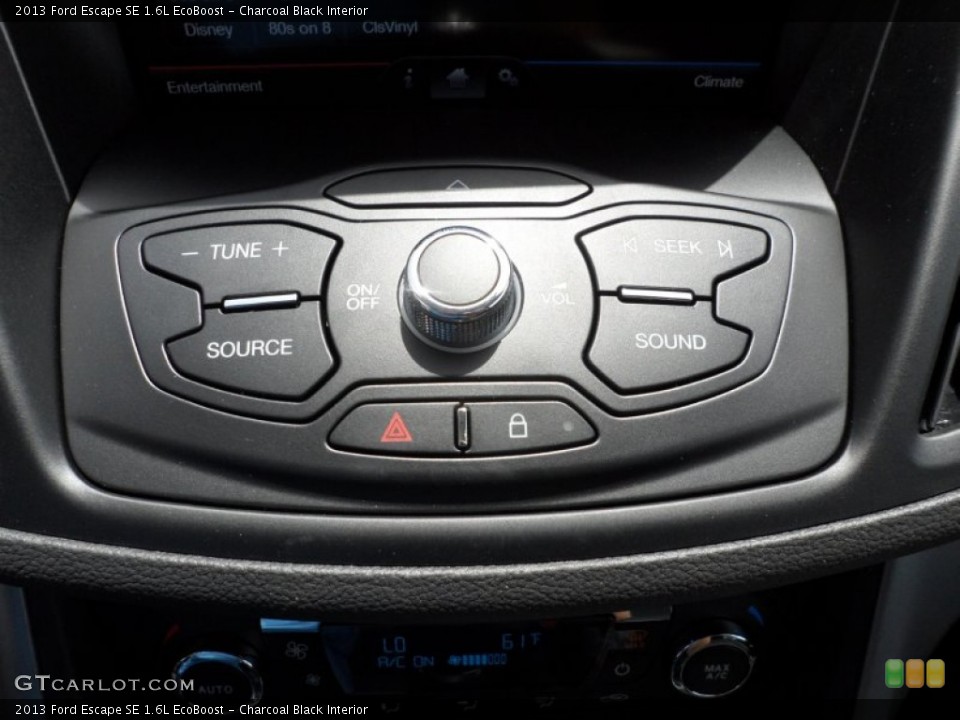 Charcoal Black Interior Controls for the 2013 Ford Escape SE 1.6L EcoBoost #67617467