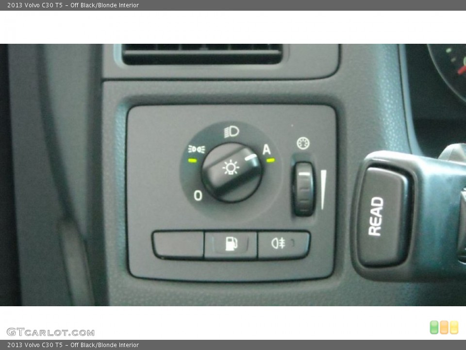Off Black/Blonde Interior Controls for the 2013 Volvo C30 T5 #67618209