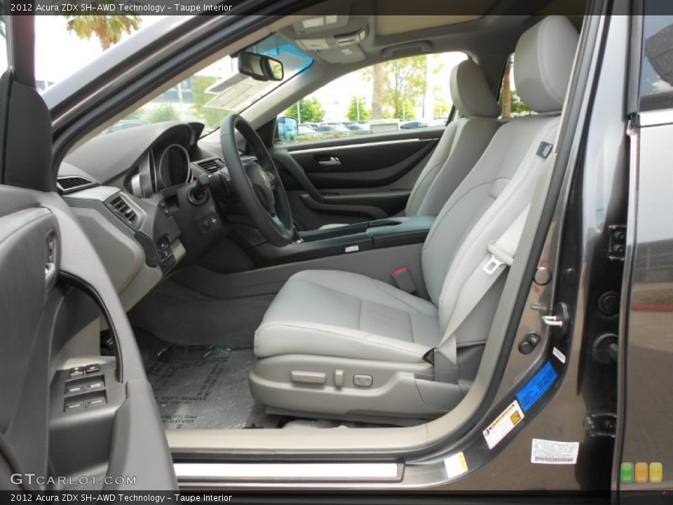 Taupe Interior Photo for the 2012 Acura ZDX SH-AWD Technology #67618650