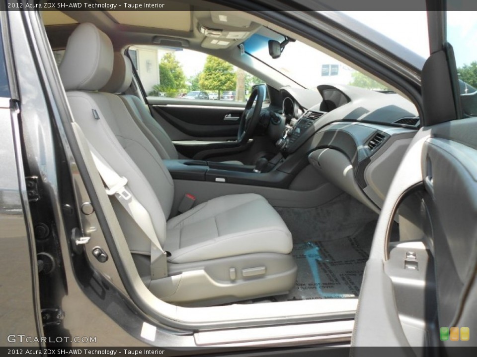 Taupe 2012 Acura ZDX Interiors