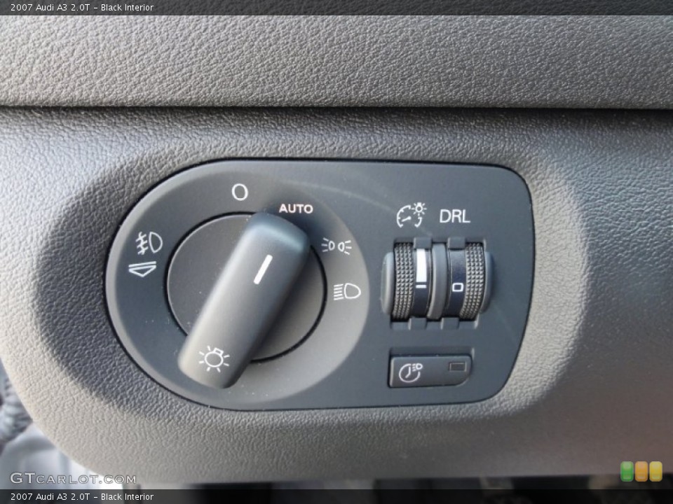 Black Interior Controls for the 2007 Audi A3 2.0T #67620240