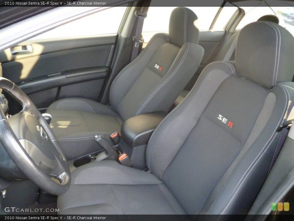 SE-R Charcoal Interior Photo for the 2010 Nissan Sentra SE-R Spec V #67620339