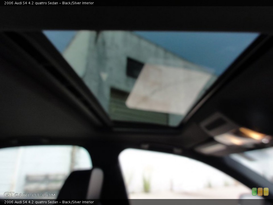 Black/Silver Interior Sunroof for the 2006 Audi S4 4.2 quattro Sedan #67621791