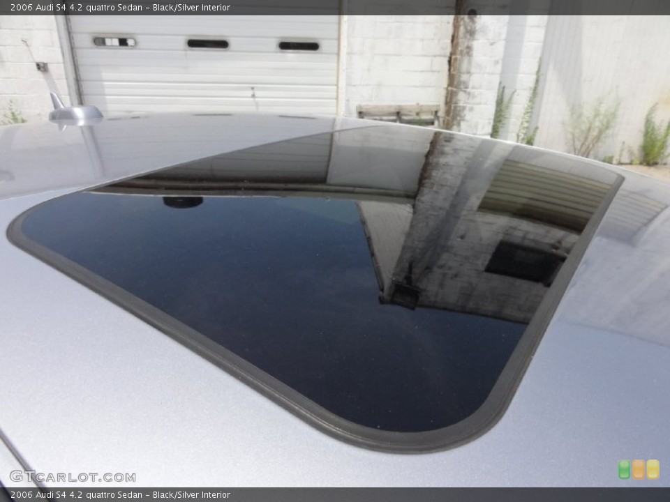 Black/Silver Interior Sunroof for the 2006 Audi S4 4.2 quattro Sedan #67621803