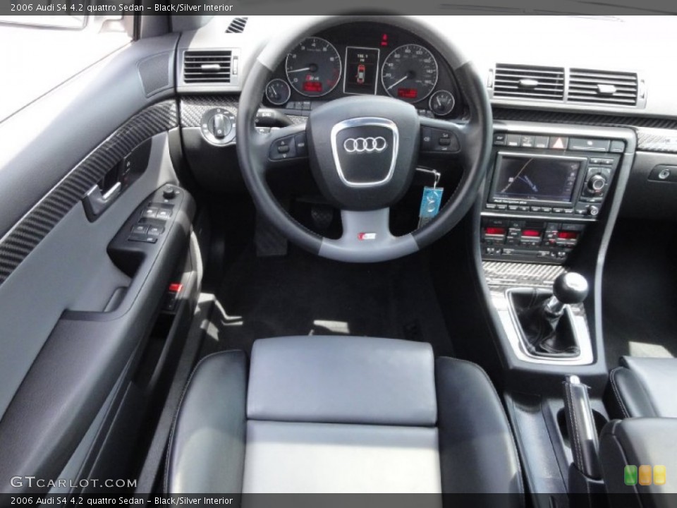 Black/Silver Interior Dashboard for the 2006 Audi S4 4.2 quattro Sedan #67621863
