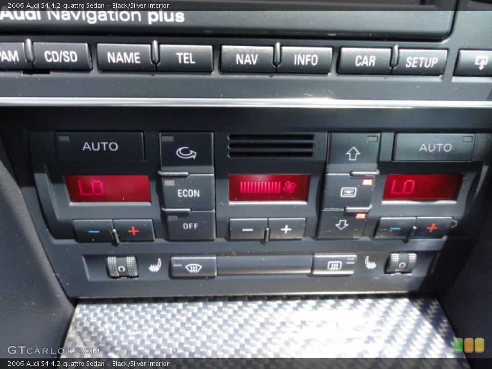Black/Silver Interior Controls for the 2006 Audi S4 4.2 quattro Sedan #67621983