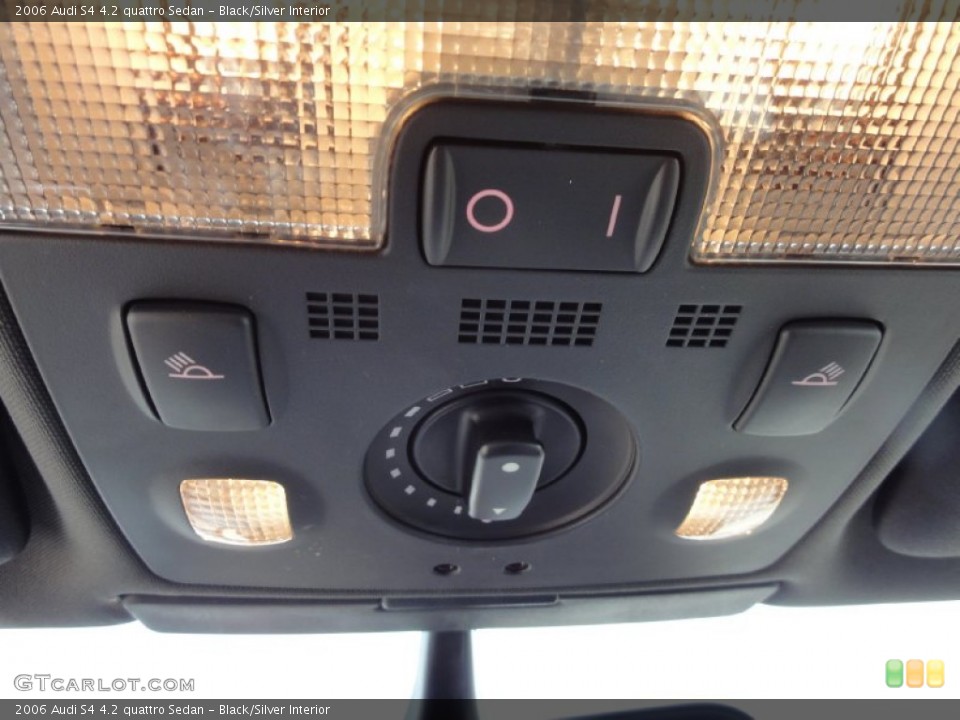 Black/Silver Interior Controls for the 2006 Audi S4 4.2 quattro Sedan #67622004