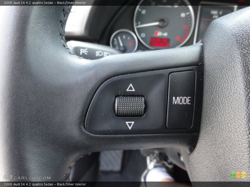 Black/Silver Interior Controls for the 2006 Audi S4 4.2 quattro Sedan #67622055