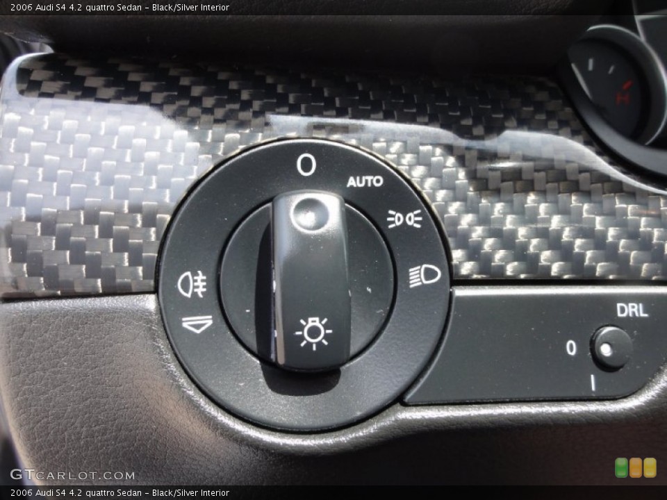 Black/Silver Interior Controls for the 2006 Audi S4 4.2 quattro Sedan #67622064