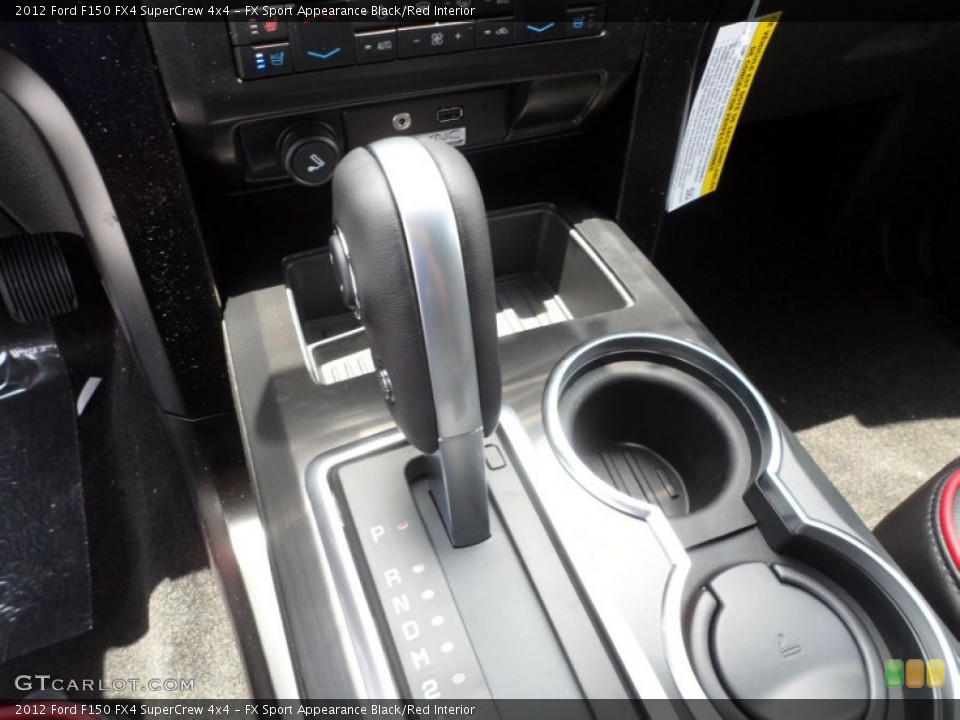 FX Sport Appearance Black/Red Interior Transmission for the 2012 Ford F150 FX4 SuperCrew 4x4 #67622070