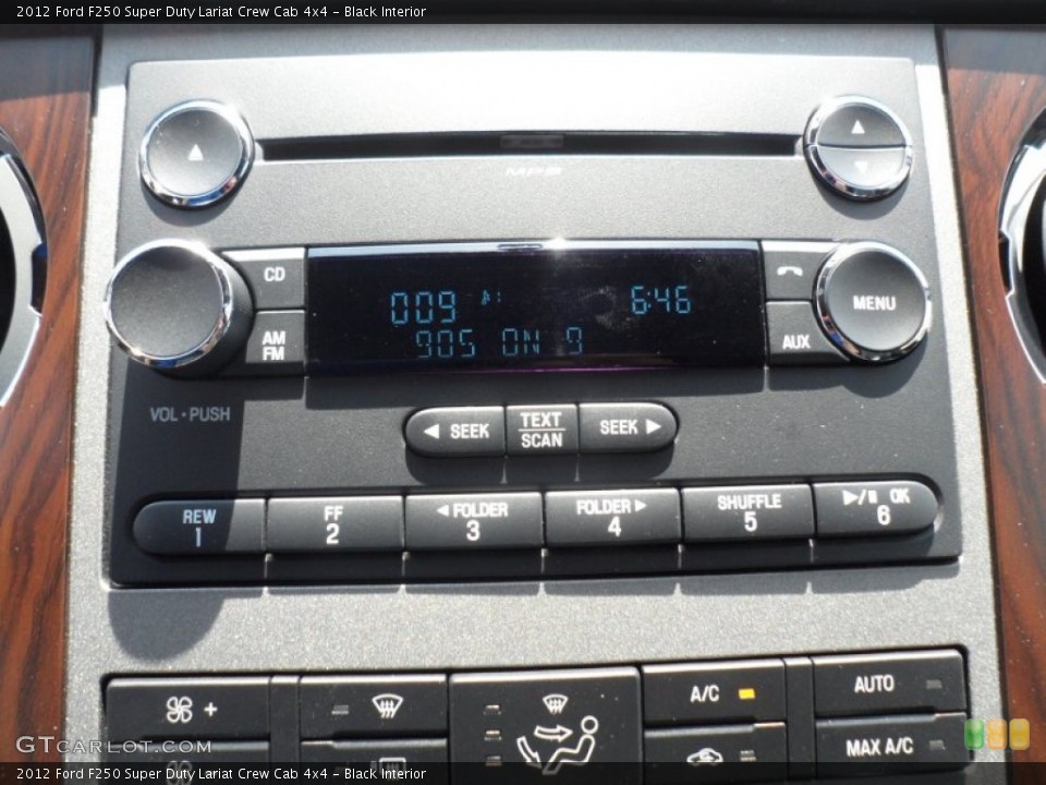 Black Interior Audio System for the 2012 Ford F250 Super Duty Lariat Crew Cab 4x4 #67622730