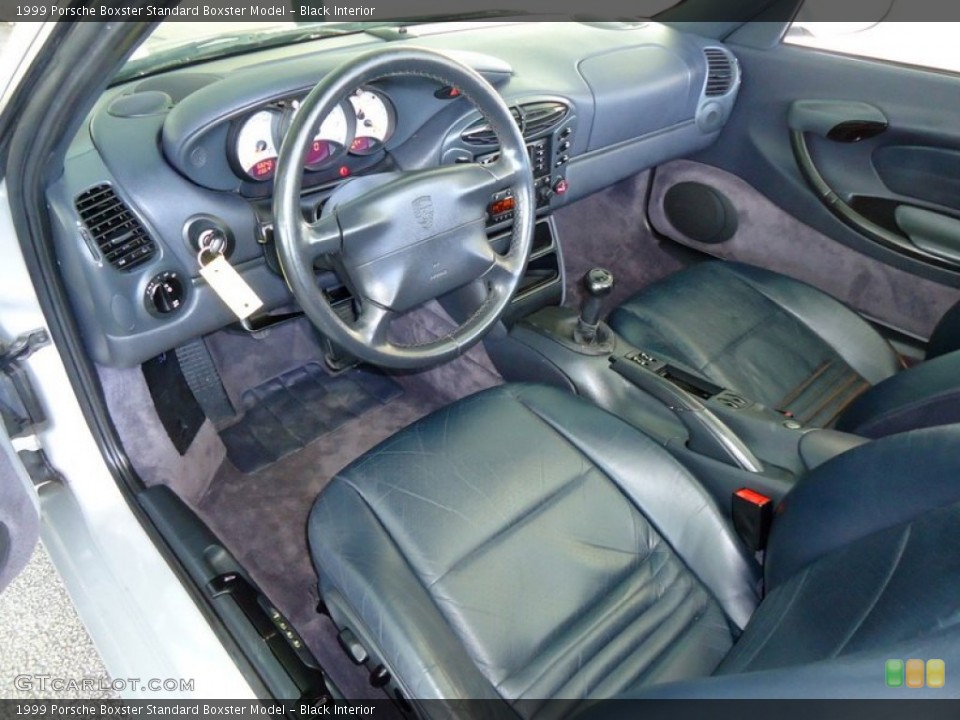 Black 1999 Porsche Boxster Interiors