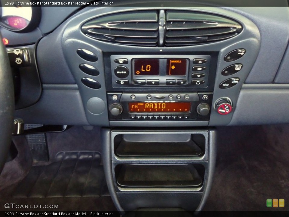 Black Interior Controls for the 1999 Porsche Boxster  #67626369