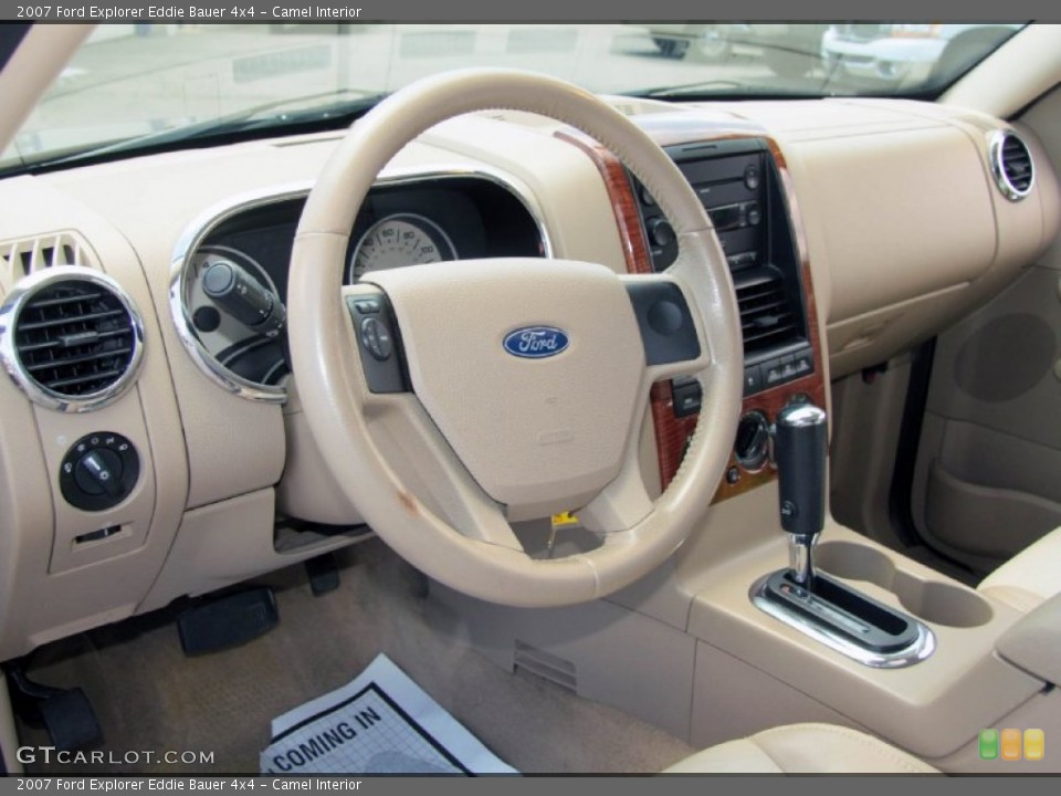 Camel Interior Steering Wheel for the 2007 Ford Explorer Eddie Bauer 4x4 #67628745
