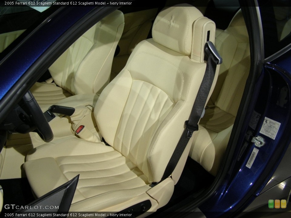 Ivory Interior Photo for the 2005 Ferrari 612 Scaglietti  #67632