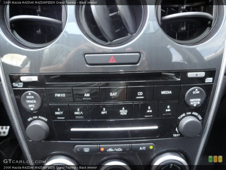 Black Interior Audio System for the 2006 Mazda MAZDA6 MAZDASPEED6 Grand Touring #67632111