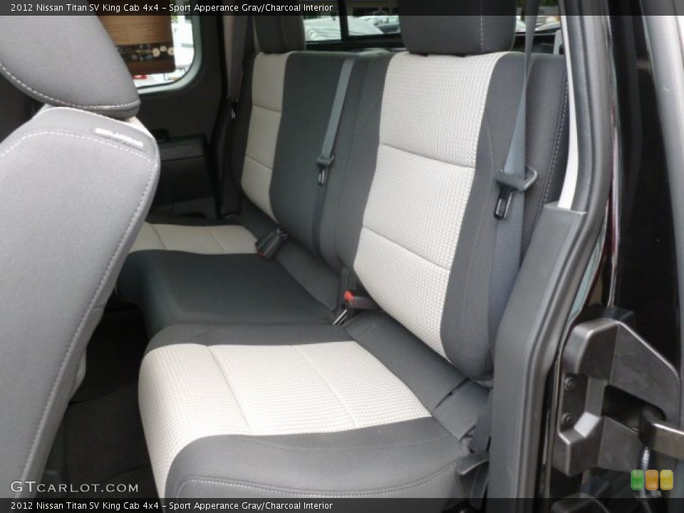 Sport Apperance Gray/Charcoal Interior Photo for the 2012 Nissan Titan SV King Cab 4x4 #67632618