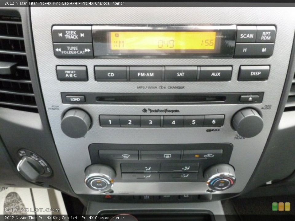 Pro 4X Charcoal Interior Controls for the 2012 Nissan Titan Pro-4X King Cab 4x4 #67633161